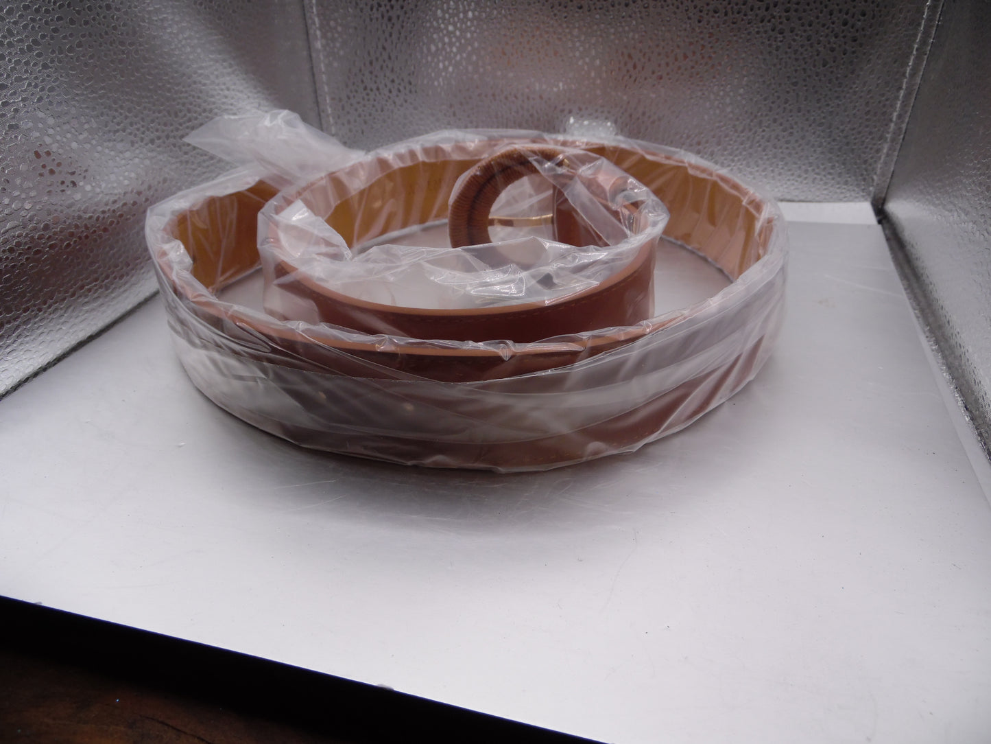 Risantry Women's Leather Belt for Dresses - Brown Leather Waist Belt