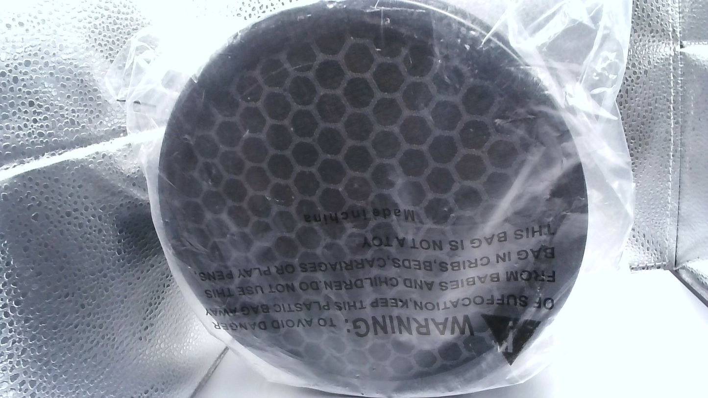 7 1/8" Round Black Air Filter - Compatible with Kismis H132 Air Purifier