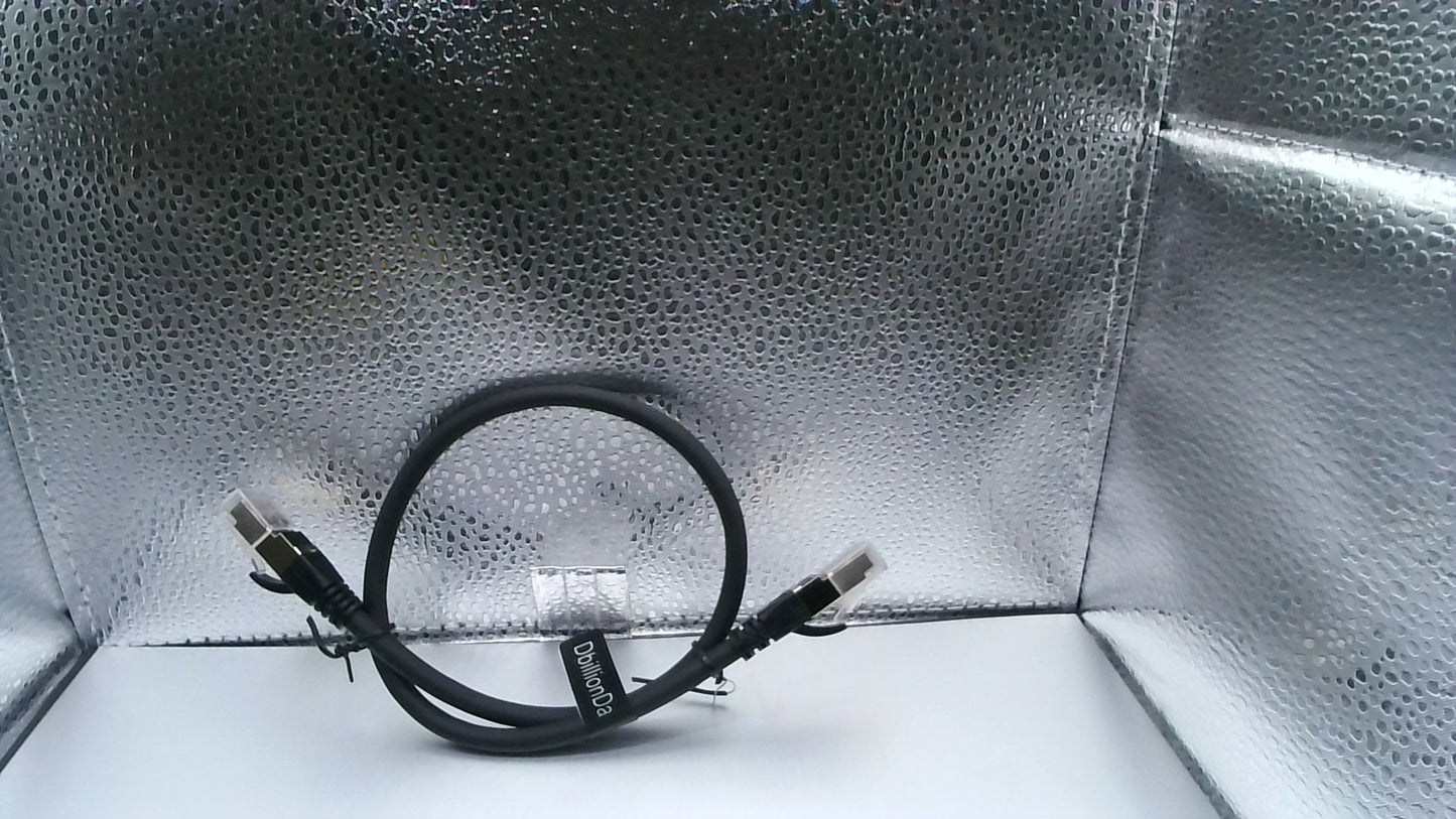 Cat8 Ethernet Cable for Gaming/Router 18 1/2" long