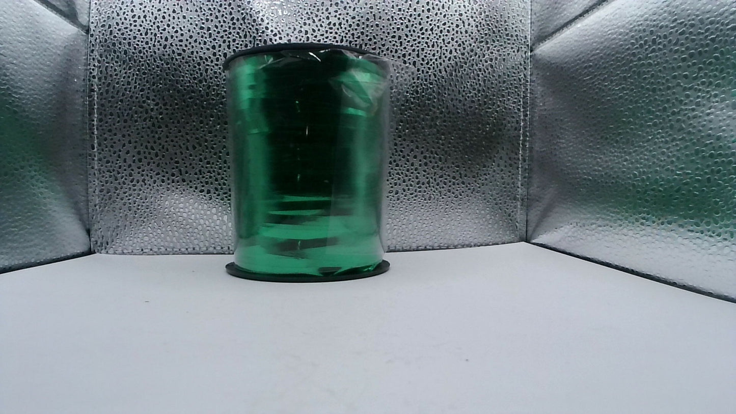 Green Curling Ribbon – 1/5" Wide, 1 Roll (Florist Grade)