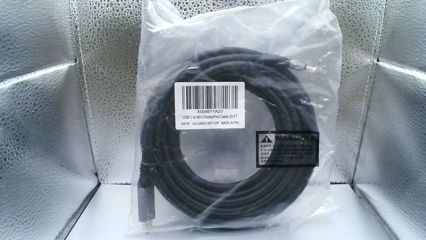USB C TO MINI DISPLAY PORT 20" CABLE
