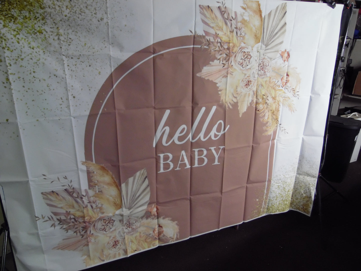 Baby Shower Background Studio Prop 7'x5'