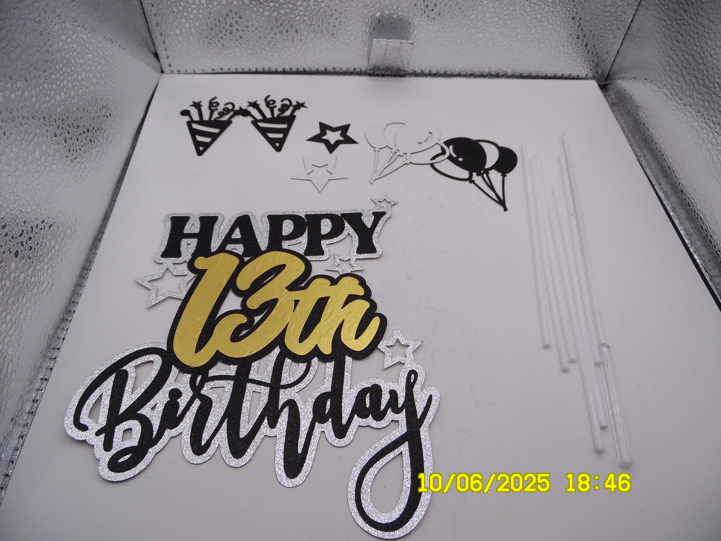 Happy 13th Birthday Cake Topper