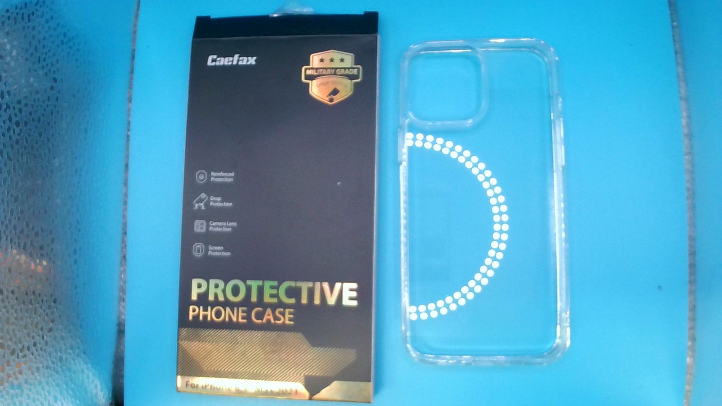 iPhone 12 Pro Max Clear Case - Crystal Transparent Protection (6.7")