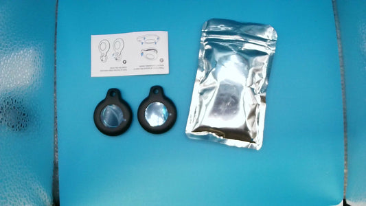 2-Pack IPX3 Waterproof AirTag Holders – Black