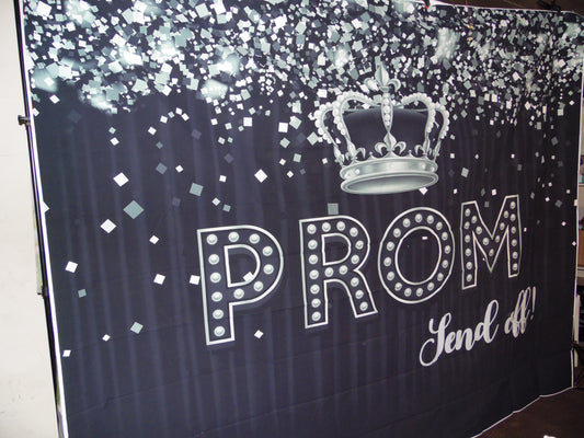 Prom Send Off Backdrop