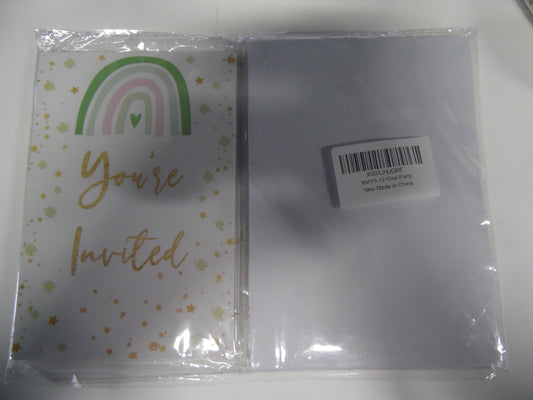 Birthday Invitation Kit - Turning 1 Year Old