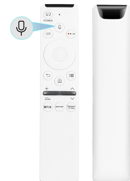 Voice Remote for Samsung Smart TV Remote Control Replacement, Universal for Samsung Remote Control (BN59-01330H / RMCSPR1AP1) for Frame Crystal UHD QLED QLED QN Smart TVs