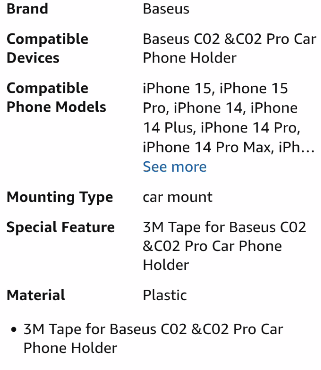 M3 Tape C02 & C02 Phone Holder for MagSafe