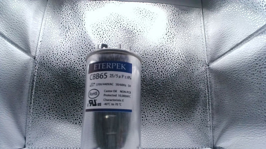 ETERPEK Capacitor CBB65 25/5 u F +6% 370v/440vac 50/60hz sh