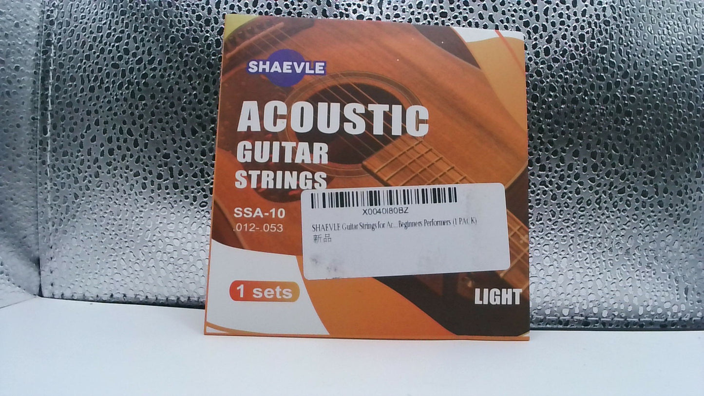 Shaevle Acoustic Guitar Strings – SSA-10 (.012–.053)