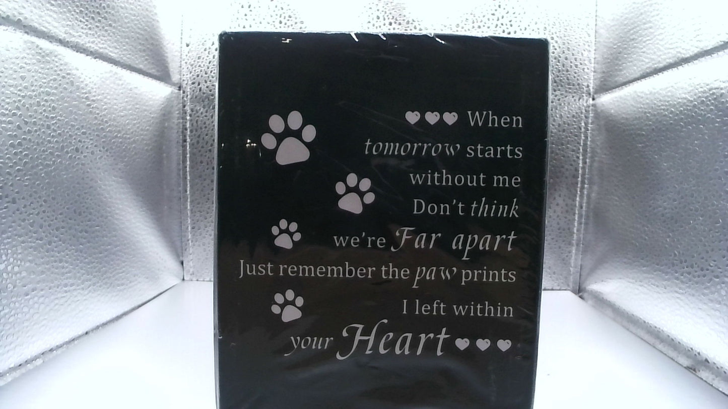 Scented Memorial Candle – 100% Natural Soy (7oz, Designed with Love in Austin, TX) 5"x4"x4" box