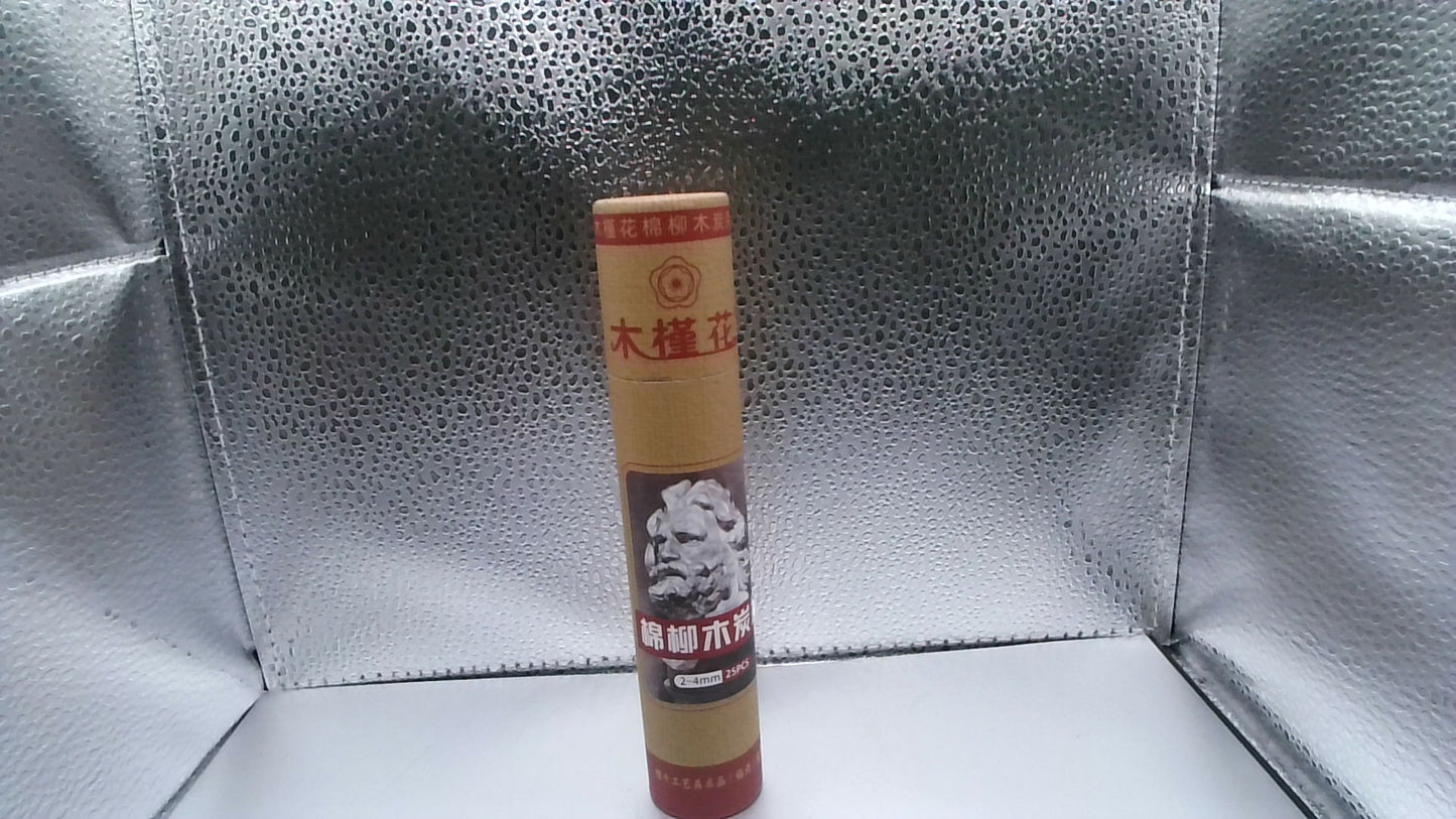 Hibiscus Mianliu Charcoal - 2-4mm (24 sticks in this pack)