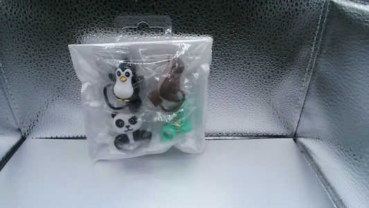 Straw Caps 4 Pack - Animal Collection