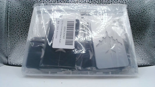 10-Piece Aluminum Luggage Tags – Silver & Black with Steel Cable