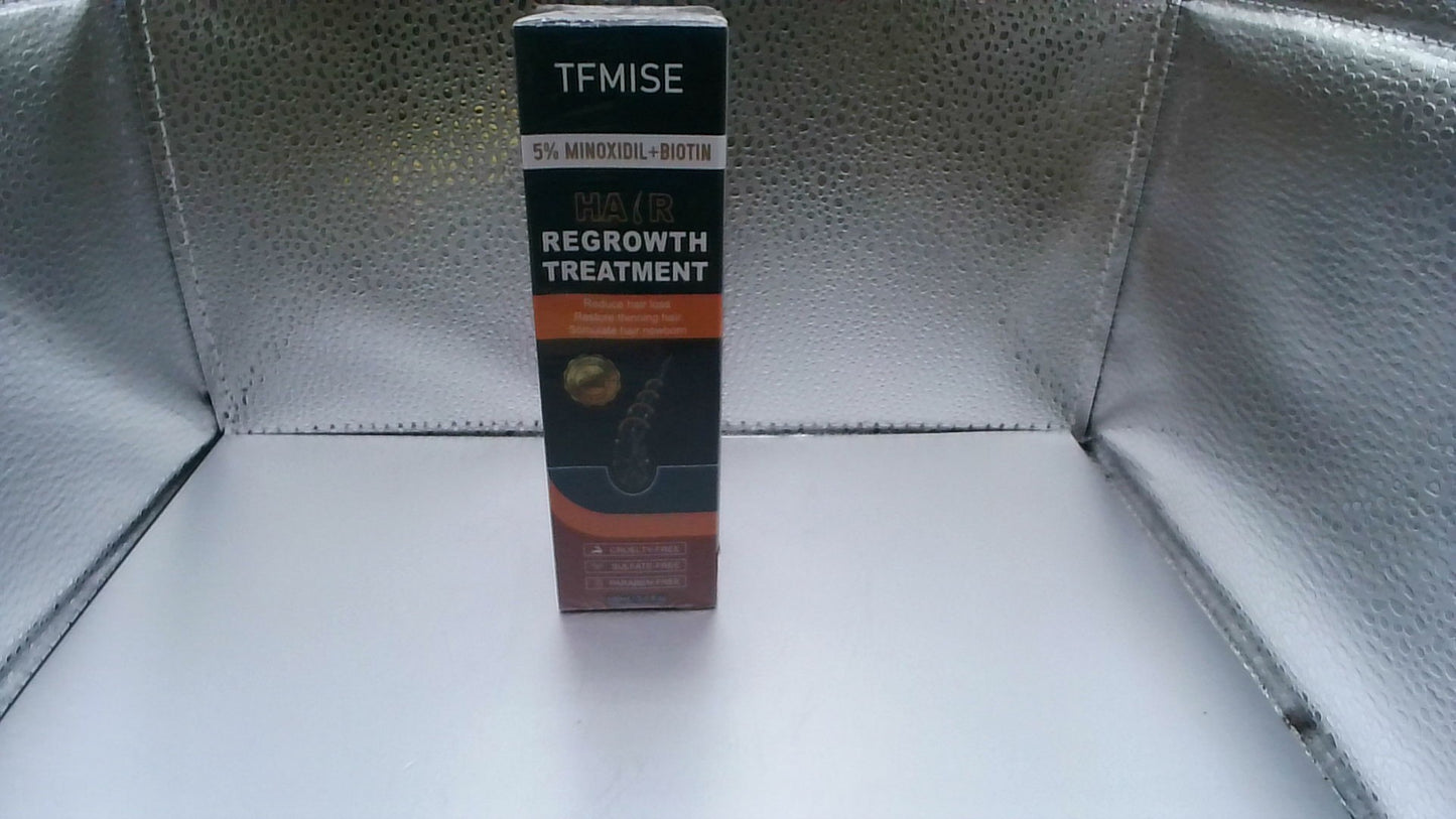 TFMISE 5% Minoxidil + Biotin Hair Regrowth Treatment – 100 mL
