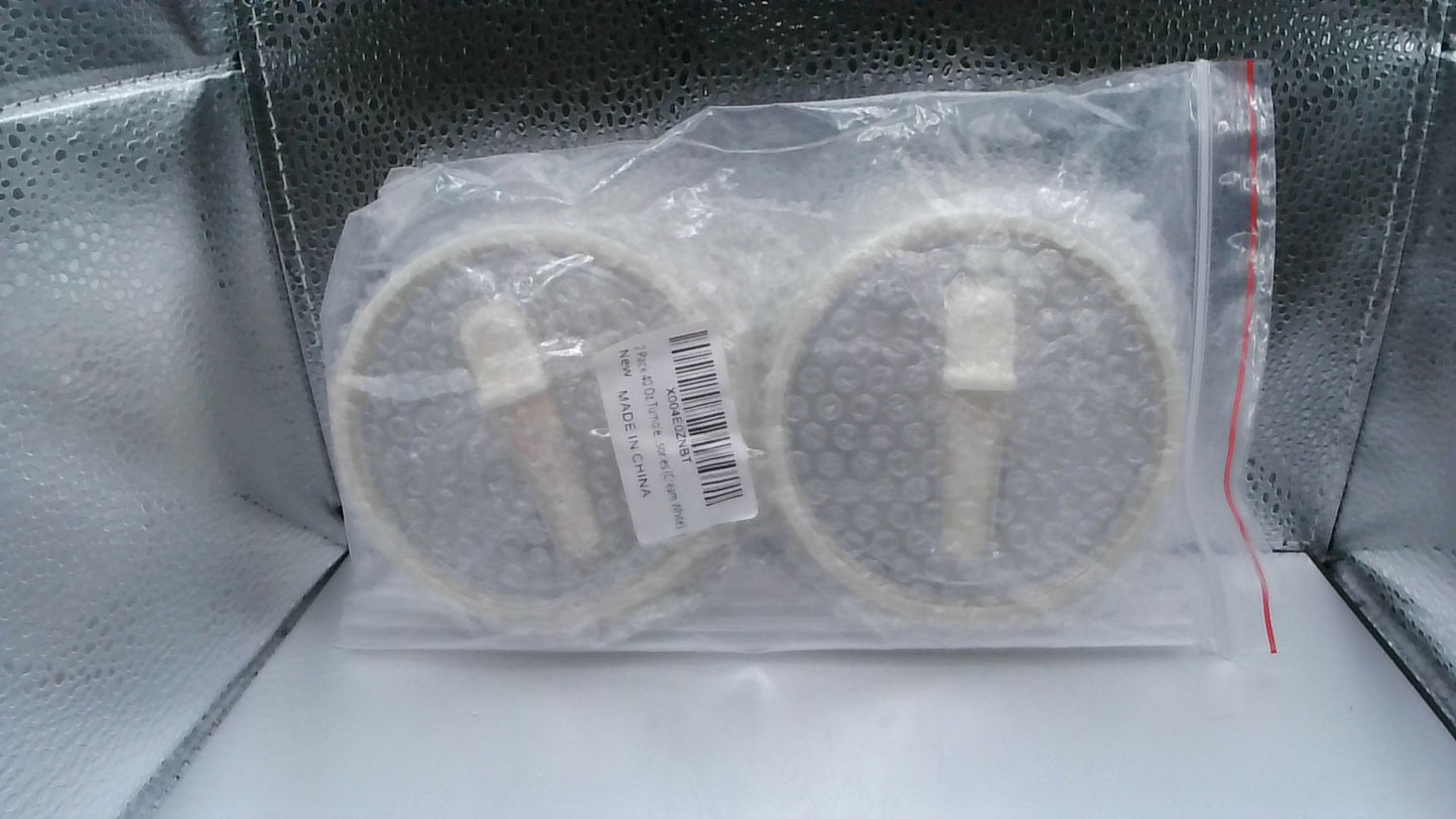 2 Pack 40oz Tumbler lids  - Cream White with  Straw.