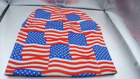 Toddler American Flag Hat.  0 - 12 months